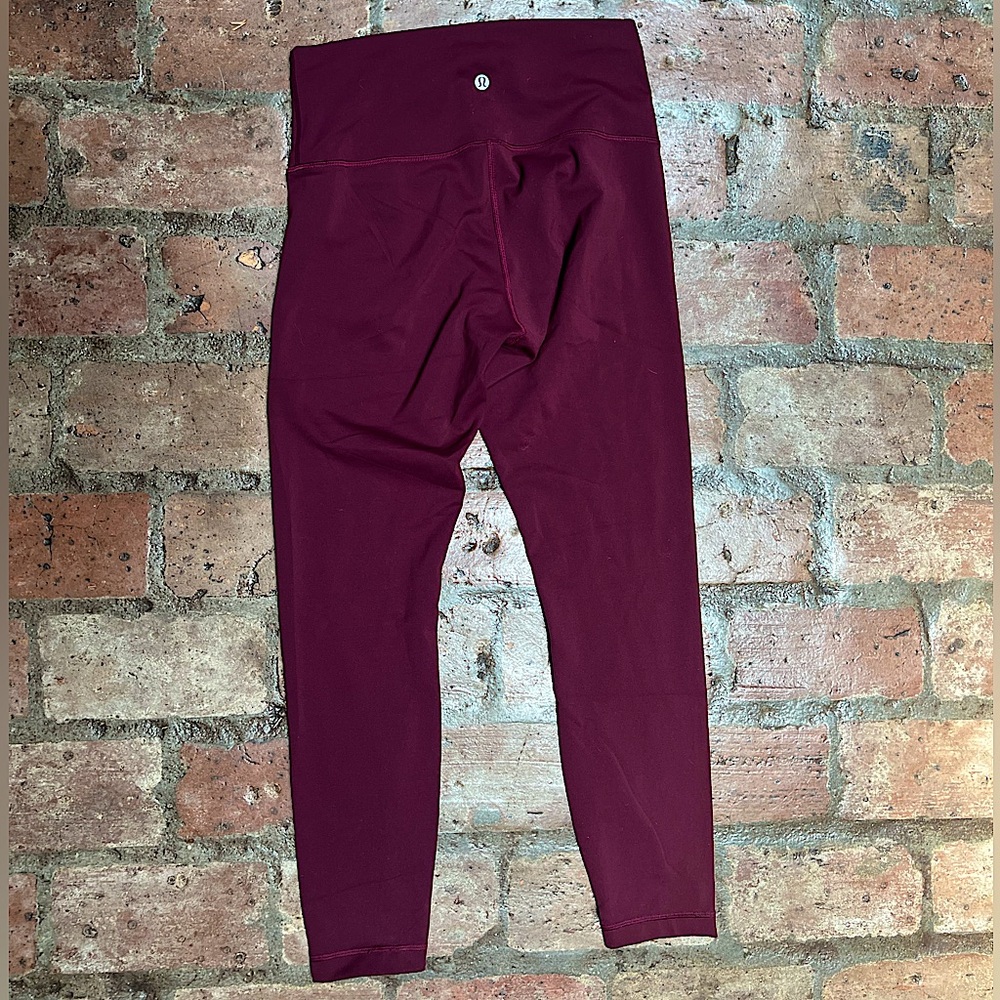 Lululemon Align Leggings - Cranberry & Wine, Size 04